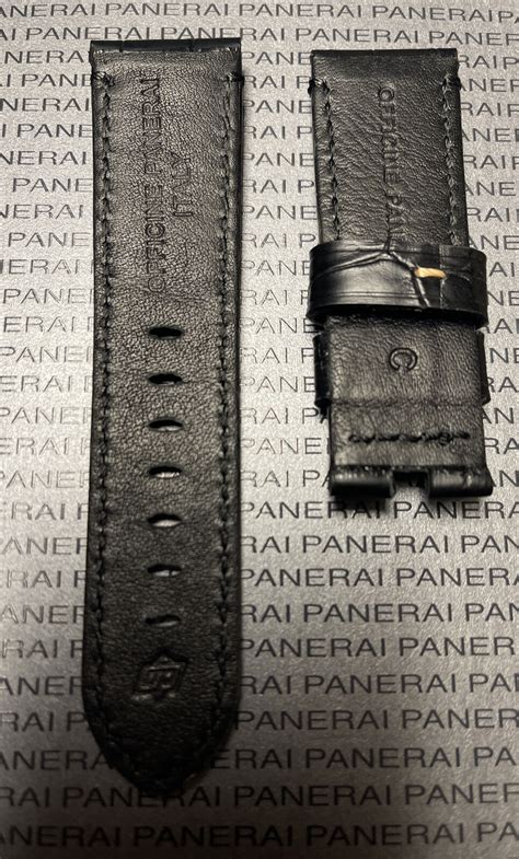 panerai black alligator deployant replica|Panerai Replacement Parts & Accessories .